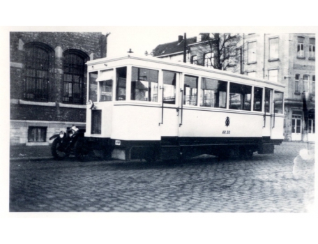 Tram van de lijn Gent-Geraardsbergen, Gent, 1932.