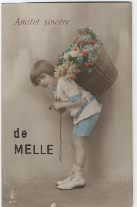 Amitié sincère de Melle, 1920
