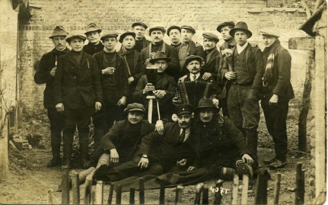Groep opgeëisten tijdens Wereldoorlog I, 1917