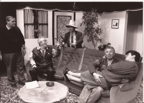 Scène uit 'De dubbele dubbelganger', Sint-Lievens-Houtem, 1990