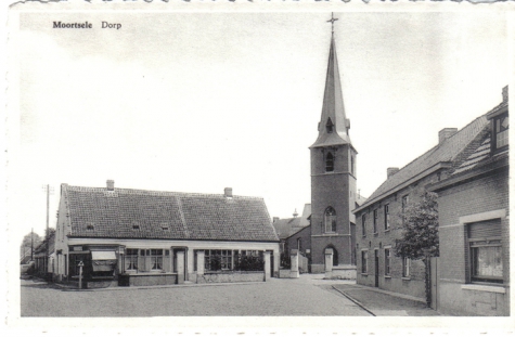 Dorp, Moortsele, jaren 1950-1960