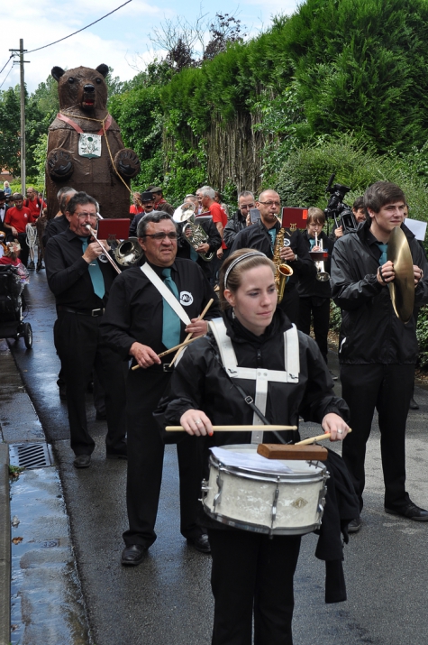 Start van de berenstoet, Sint-Lievens-Houtem, 2012