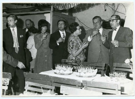 Handelsbeurs receptie, 1969.