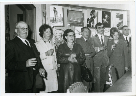 Handelsbeurs toehoorders, 1969.