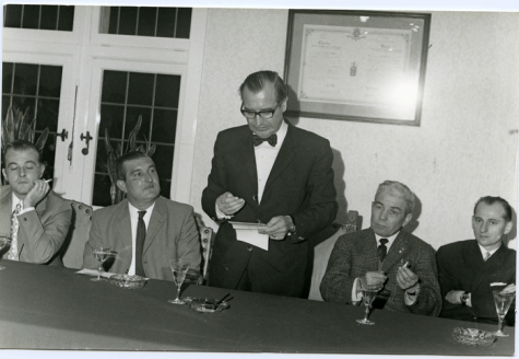 Handelsbeurs. Openingsrede Burgemeester Otte, 1970.