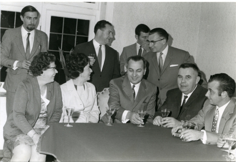 Handelsbeurs toehoorders, 1970.