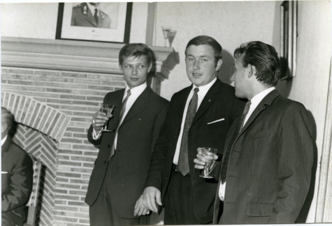 Handelsbeurs toehoorders, 1970.