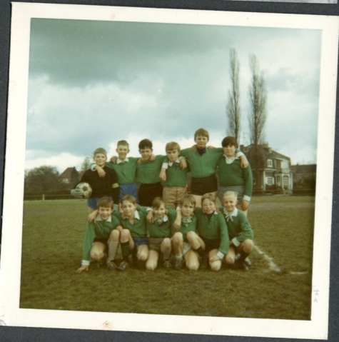 Voetbalspelers Paul Johannescollege, Merelbeke, 1969