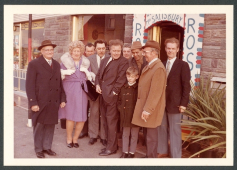 Welkomstfeest voor het bezoek van mevrouw Salisbury, Merelbeke, 1971