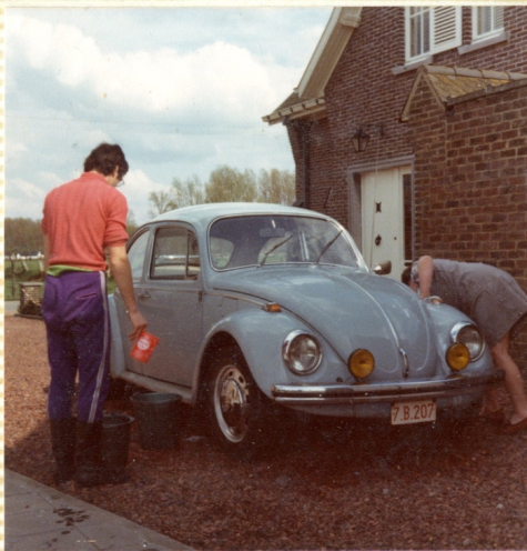 De auto van de familie Waeytens, Balegem, 1960