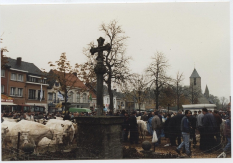 Livinuskruis op Houtem Jaarmarkt, Sint-Lievens-Houtem, 1995