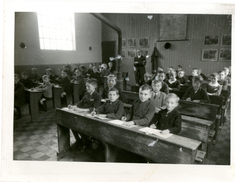 Klasfoto, Vlierzele, 1942