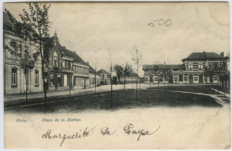 Melle. Place de la Station.