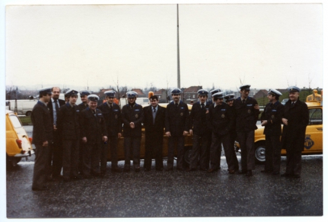 Samen op de foto in uniform, Brussel, 1960-1970