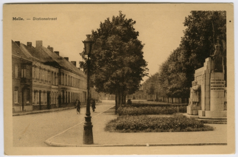 Melle.- Stationstraat