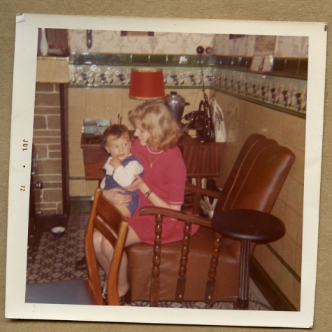 Op de schoot in het café, Melle, 1960-1980