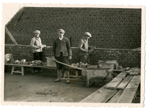 Bouwvakker, Oosterzele, 1930-1960