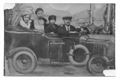 Kermisfoto in een auto, Balegem