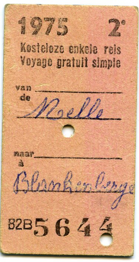 Treinticket, Melle, 1975