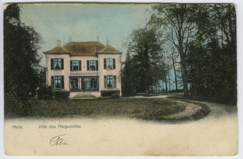 Villa "Les Marguerites" te Melle in 1904.