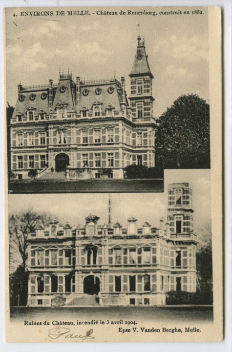 Kasteel Runenborg te Melle.