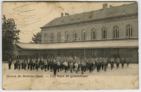 Turnles voor de lagere afdeling in 1905
College Melle