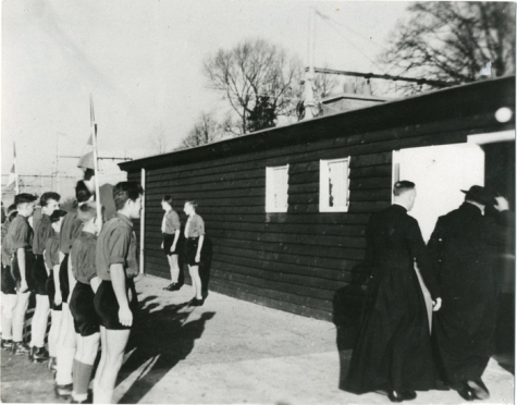Chiro Melle, inwijding lokalen, 1959