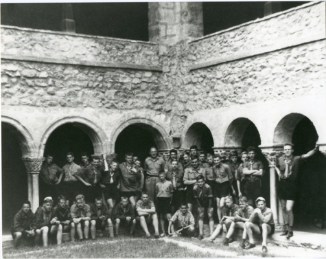 Chiro en KSA Melle, fietstocht, Spanje, 1961