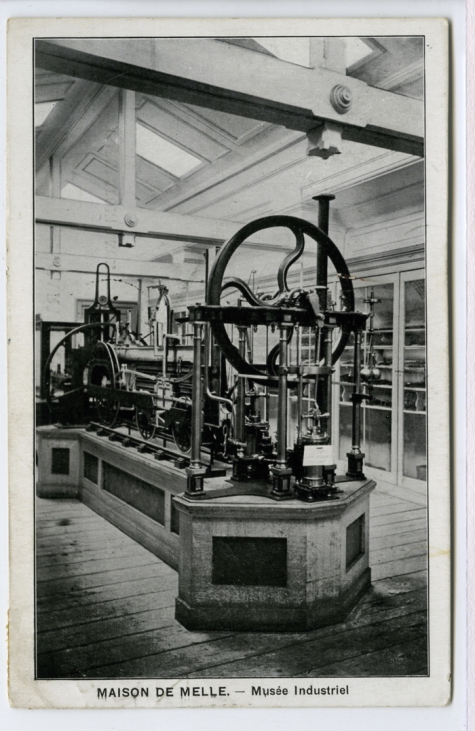 Museum voor industrie in het College van Melle in 1910