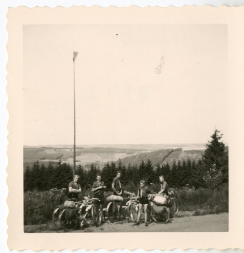 Chiro Melle, fietstocht in de Ardennen, 1962