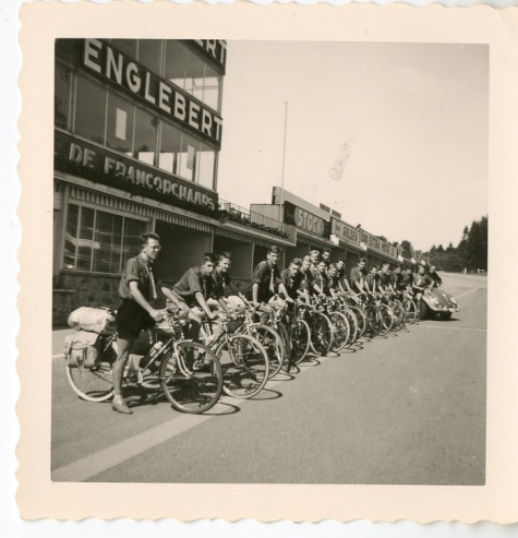 Chiro Melle, fietstocht Luxemburg, Franchorchamps, 1962