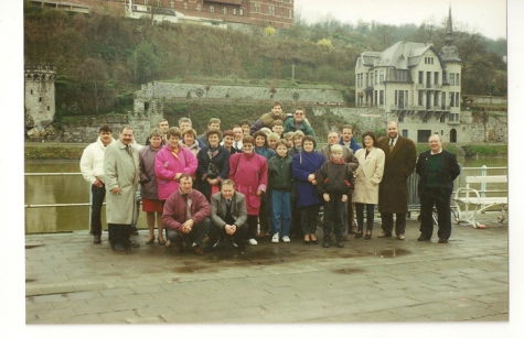Weekenduitstap CSC, La Roche, begin jaren 1990
