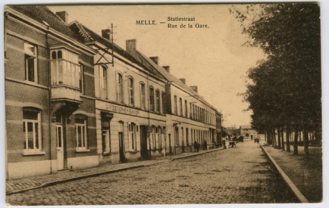 Statiestraat, Melle, 1933