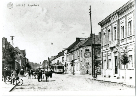 Tram van de lijn Melle-Gentbrugge, Melle.