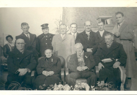 Diamanten huwelijksjubileum, Sint-Lievens-Houtem, 1955