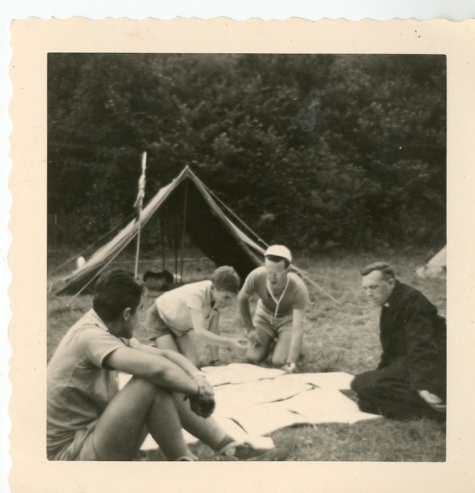 Chiro melle, routeplanning, Frahan, Ardennen, 1962