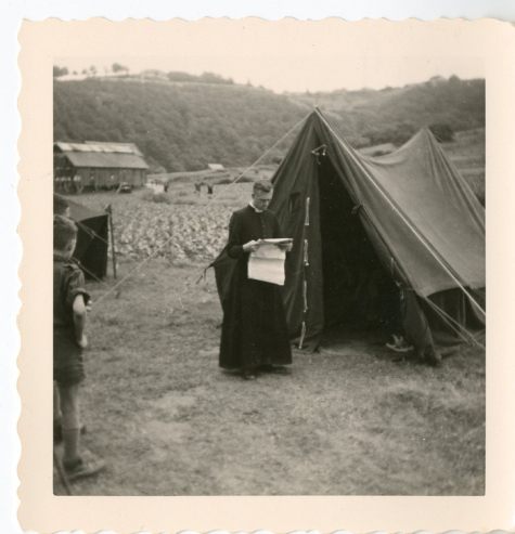 Chiro Melle, privétent van de proost, Frahan, Ardennen, 1962