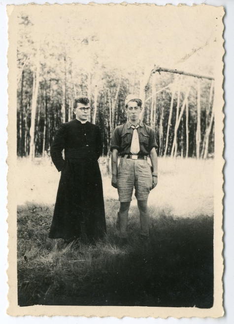 Chiro Melle, pater Bavo en Antoine Mortier, 1943- 1947