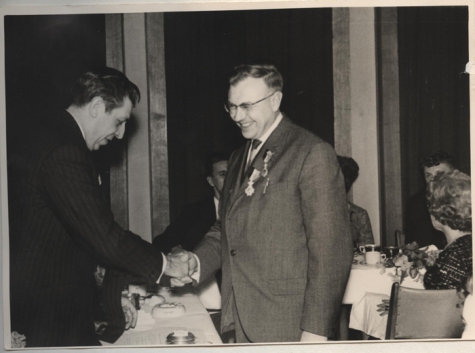 Prijsuitreiking, Laureaat van de Arbeid, Gent, 1958-1959