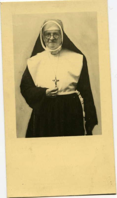 Portret van zuster Gratienne, Sint-Lievens-Houtem, 1947-1967