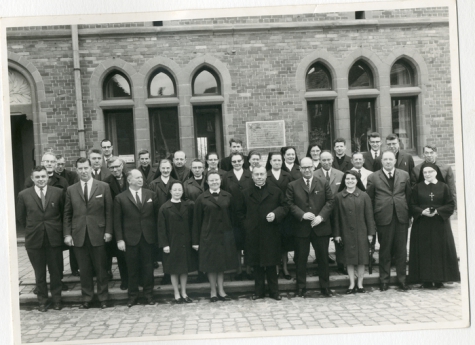 Geestelijken op Roepingsdag, Oosterzele, 1968