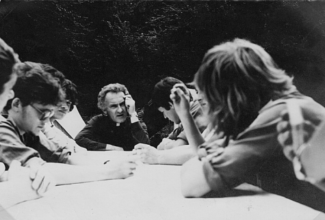 Leiderskring chiro Melle op fietstocht, Frankrijk, 1979