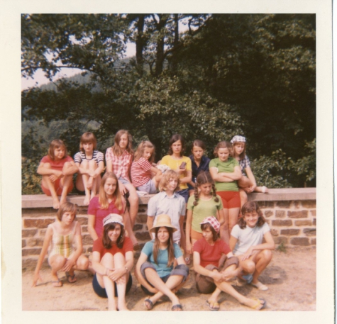 Tippers chiro Geertrui op kamp, Sugny, 1973