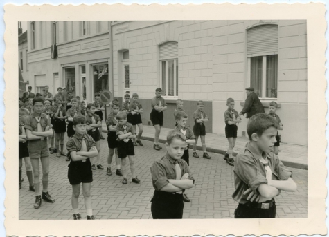 De Chiro in de processie, Melle, 1965- 1969.