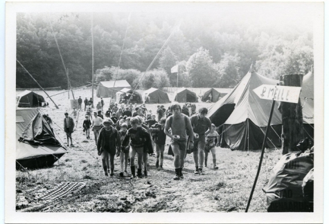 Vertrek op dagtocht, Tenneville, 1979.
