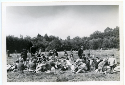 Lunchpauze, Tenneville, 1979.