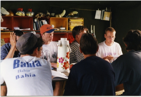 Leiders op kamp, Opont, 1999.