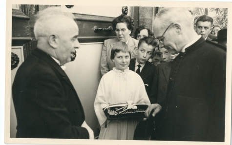 Aanstelling deken Rijckaert, Oosterzele, 1959