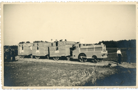 Bevrijdingsstoet na WO II, Lemberge, 1945