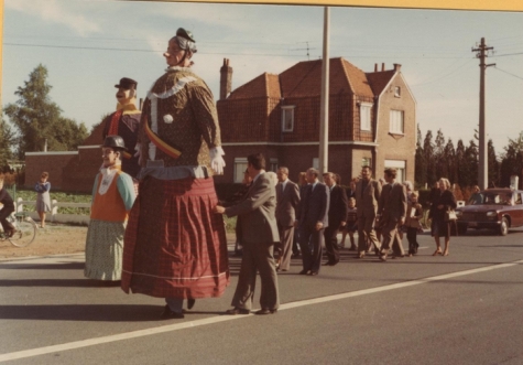 Optocht reuzen Destelbergen, Destelbergen, 1976